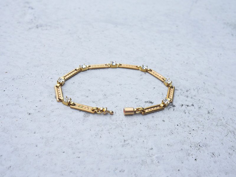 暮光系列 - 长方亮光 * 手链 - 手链/手环 - 铜/黄铜 金色