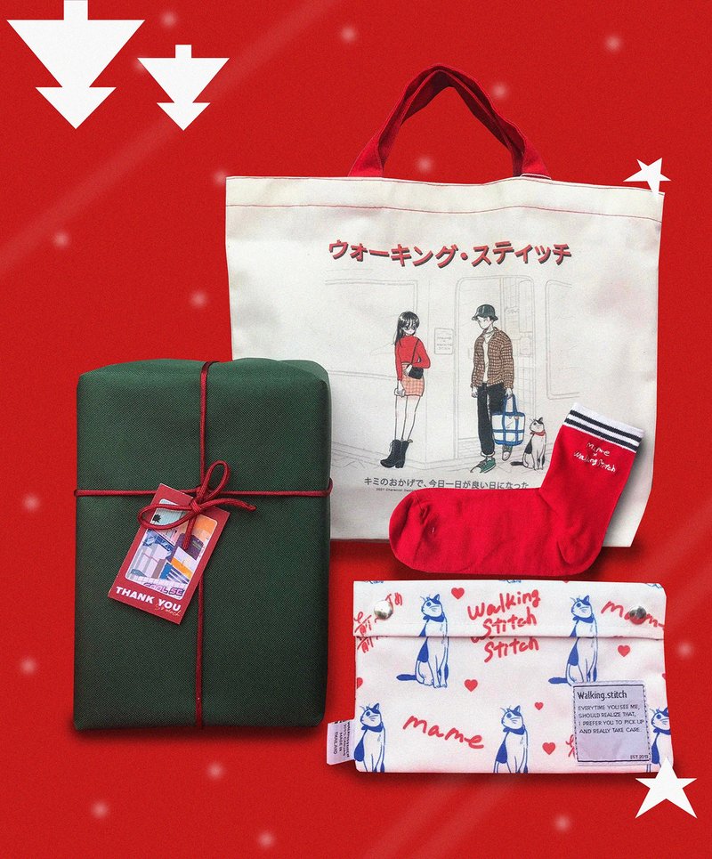 X'mas GIFT SET B - 其他 - 棉．麻 多色