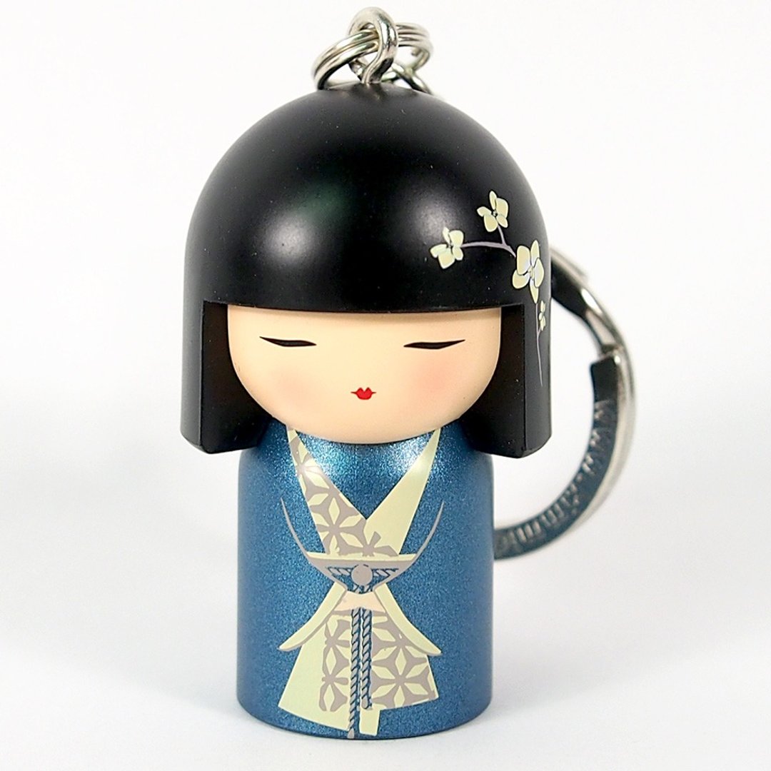 钥匙圈-Mebae 丰富繁盛【Kimmidoll 和福娃娃钥匙圈】 - 钥匙链/钥匙包 - 其他材质 蓝色