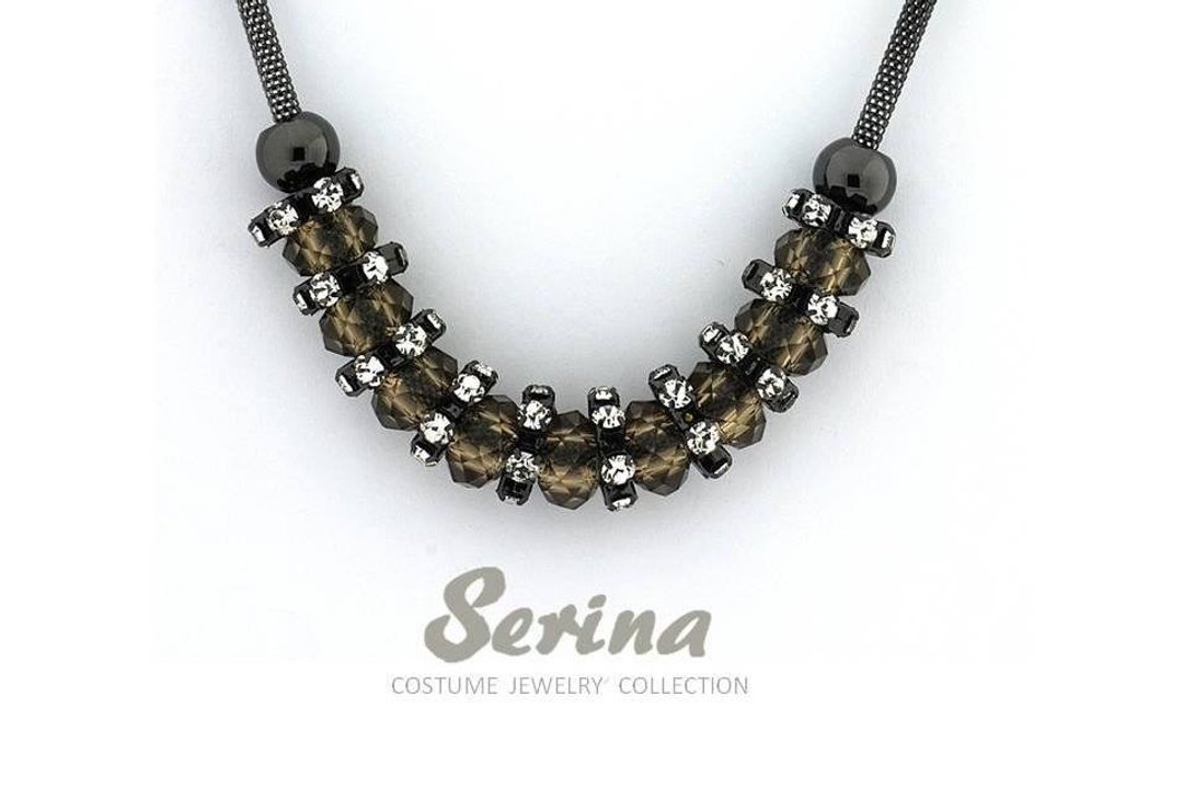 Serina 设计轻珠宝--- 闪曜 - 项链 - 其他金属 黑色