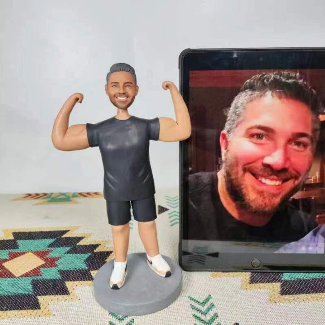 客制化人物公仔 人偶 3D人像画 似颜绘 肖像 定制 生日 纪念 礼物 - 玩偶/公仔 - 粘土 多色