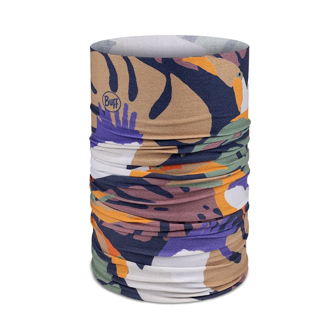 【BUFF】Coolnet抗UV头巾-茂林彩鸟 - 露营用品 - 其他材质 多色