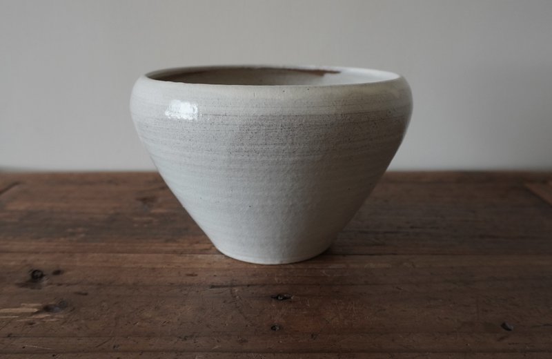 粉引建水 - 茶具/茶杯 - 陶 白色