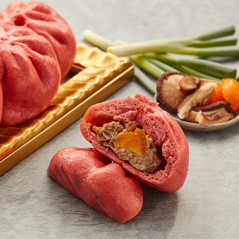 【满面香】蛋黄香菇肉包-4入装 - 面包/吐司 - 新鲜食材 