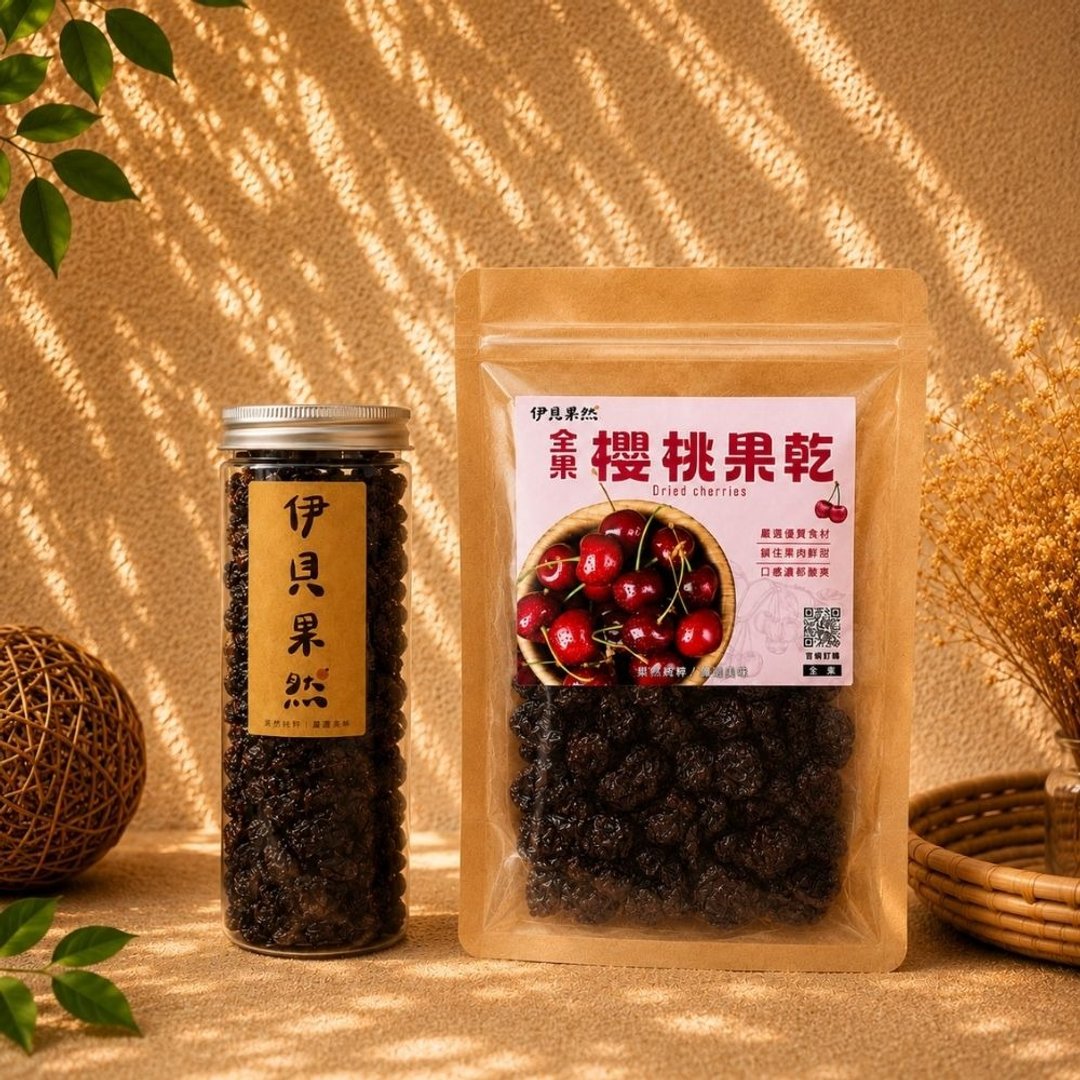 【伊贝果然】樱桃果干 - 水果干 - 防水材质 