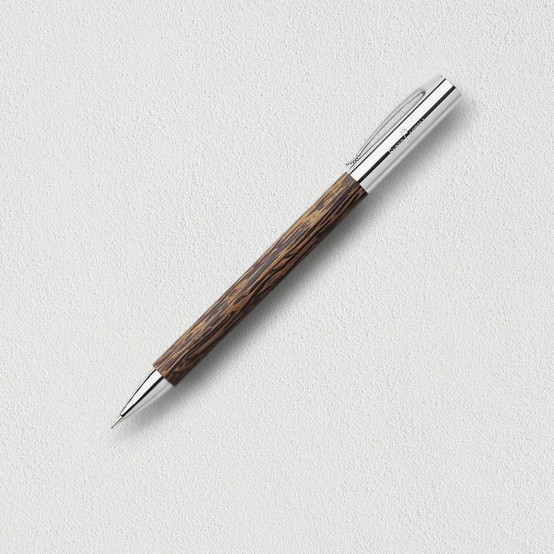 【Faber-Castell】成吉思汗AMBITION天然椰木0.7mm 铅笔 免费刻字 - 铅笔/自动铅笔 - 木头 咖啡色
