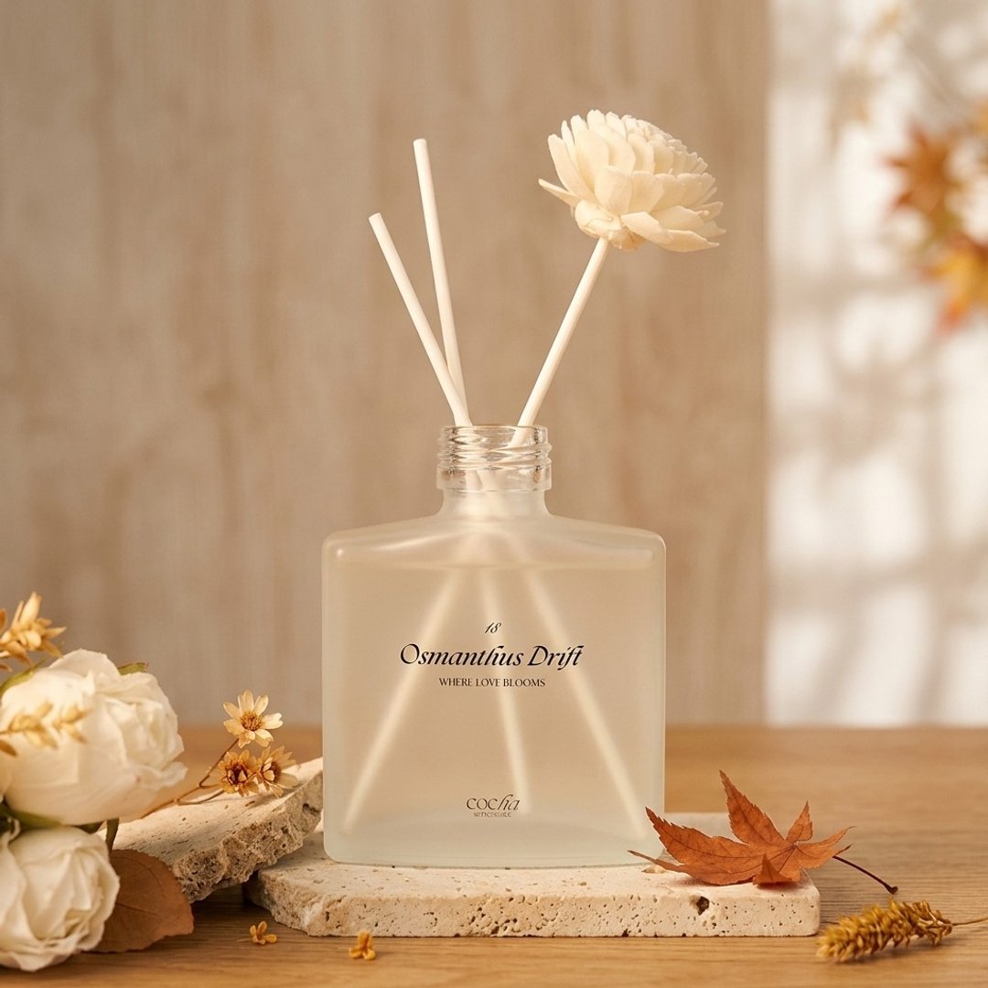 扩香香氛 | 18 桂香飘逸 Osmanthus Drift - 100/50ml - 香薰/精油/线香 - 玻璃 透明