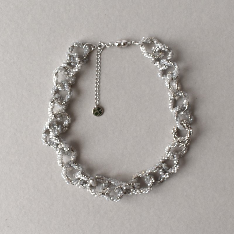 锁 40cm / silver_2025.12. - 项链 - 玻璃 