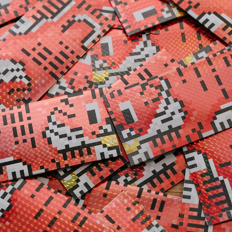 ( 收藏级别 ) BOPOMOO 两只老虎两只老虎 虎年红包袋 2入 - 红包/春联 - 纸 红色