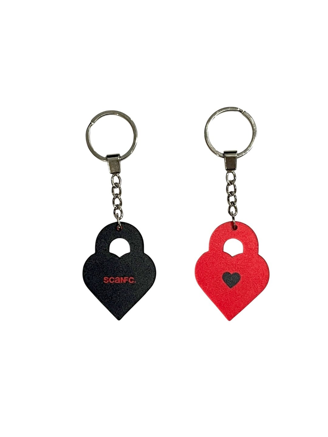 SCANFC heart lock acrylic keychain (NFC) - 数码小物 - 压克力 