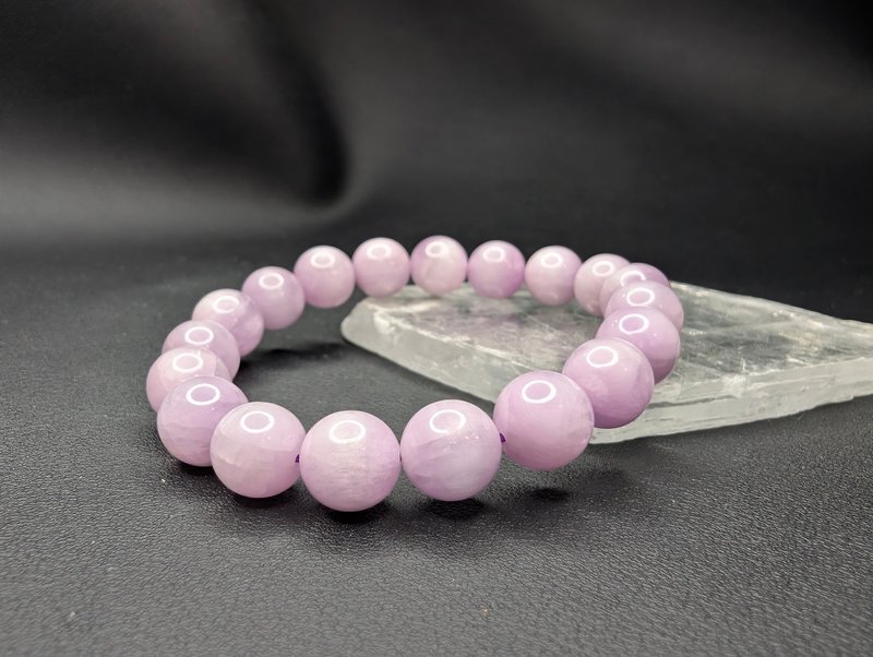 紫锂辉石 Kunzite 10mm 手串 手链 天然水晶 水晶手链 - 手链/手环 - 玉石 