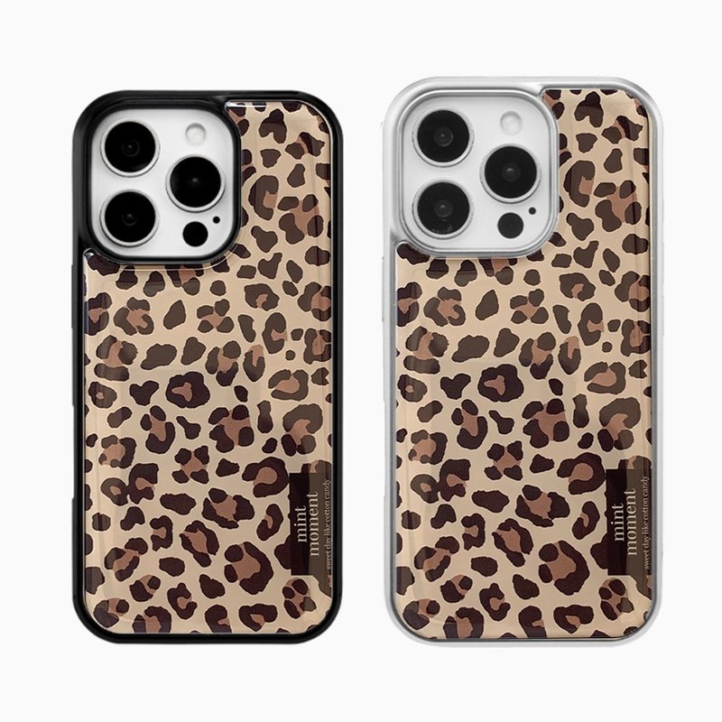 棕色豹纹环氧树脂 - 手机壳/手机套 - 其他材质 