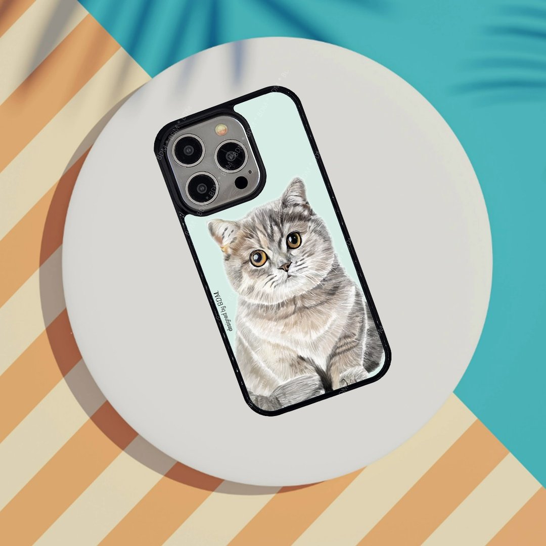原创插画 | 猫咪 iPhone 手机壳 - 手机壳/手机套 - 塑料 
