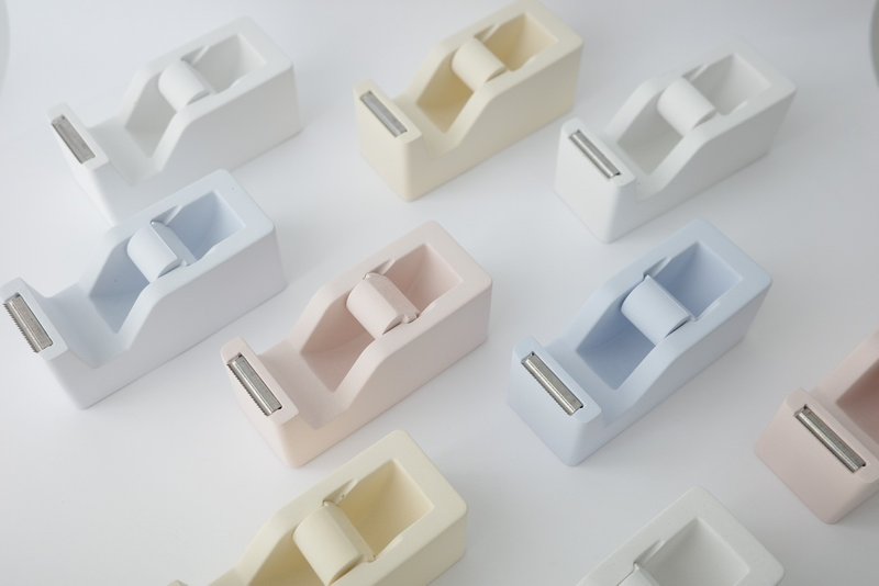 水泥胶带台 | 毕业小物 | 质感控的桌面选物 - 纸胶带 - 水泥 白色