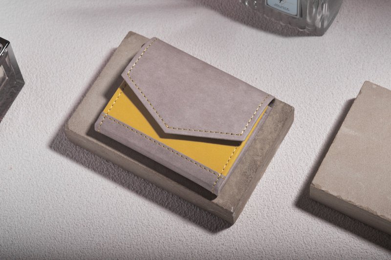 【环保永续】 DUO双生系列 纸造散银包 零钱包 皮革纸 环保 永续 - 零钱包 - 纸 橘色