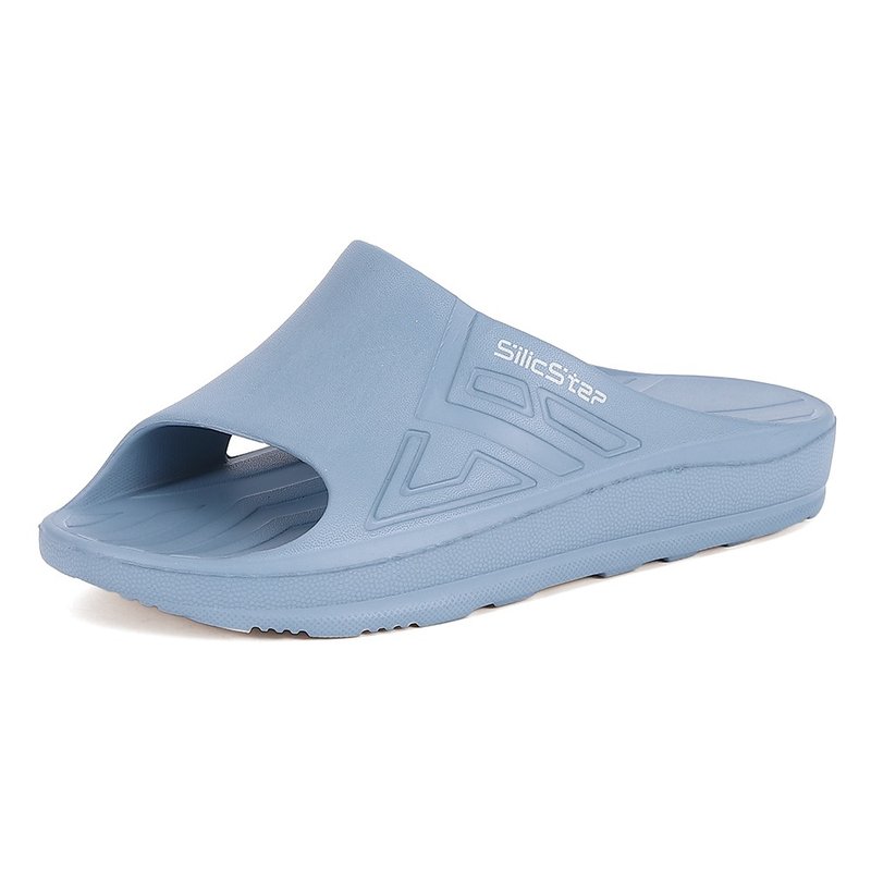 【ATTA】SilicStep 硅晶减塑环保足弓拖鞋-蓝 德国iF设计奖 - 拖鞋 - 塑料 蓝色