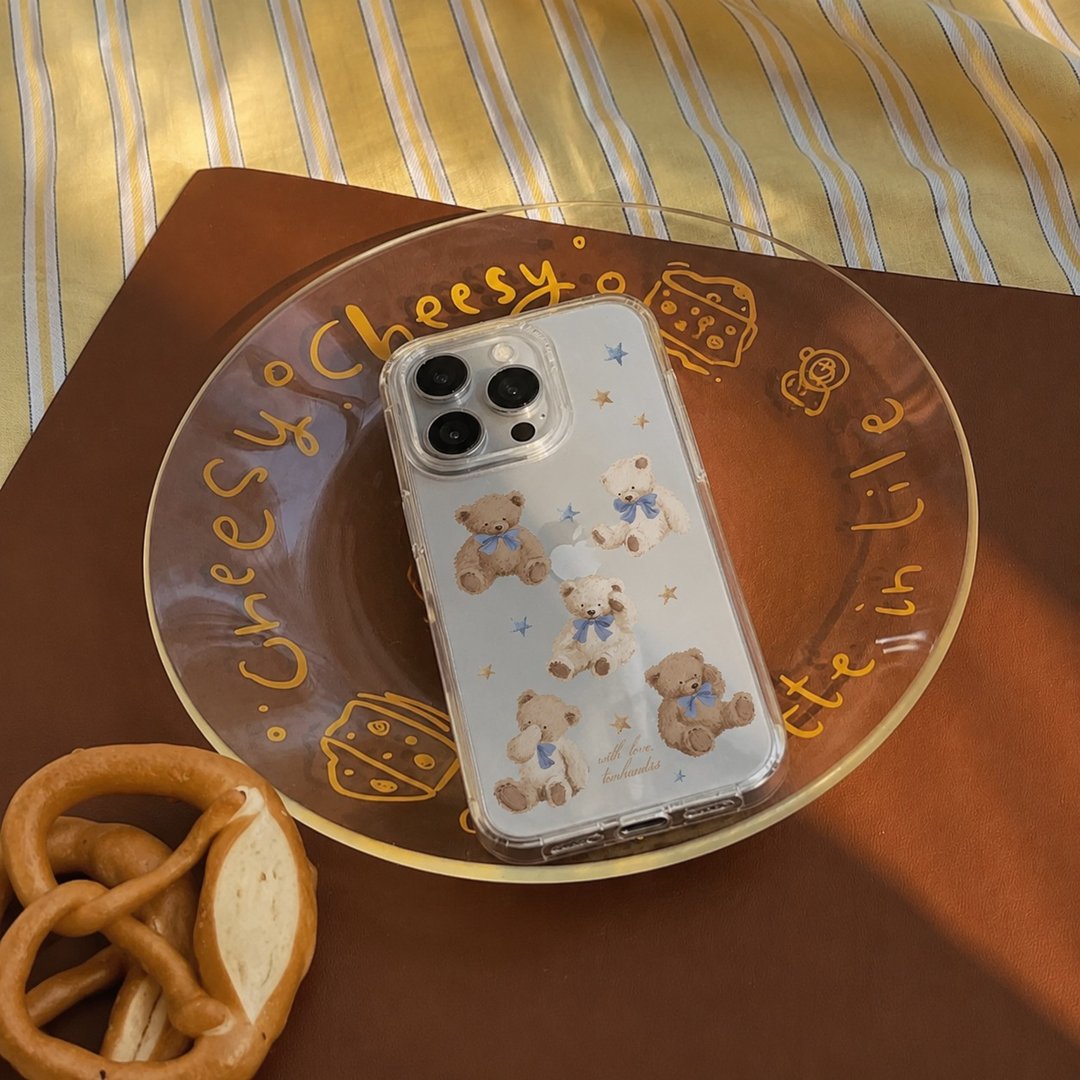 【2026ver. The Childhood Teddy】高清透明 iPhone Case - 手机壳/手机套 - 其他材质 