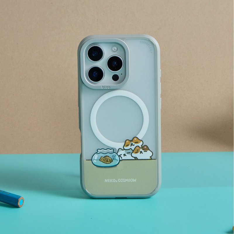 欧吉喵NEKO OJIMEOW想吃鲷鱼烧了极光雾透MagSafe iPhone手机壳 - 手机壳/手机套 - 塑料 多色