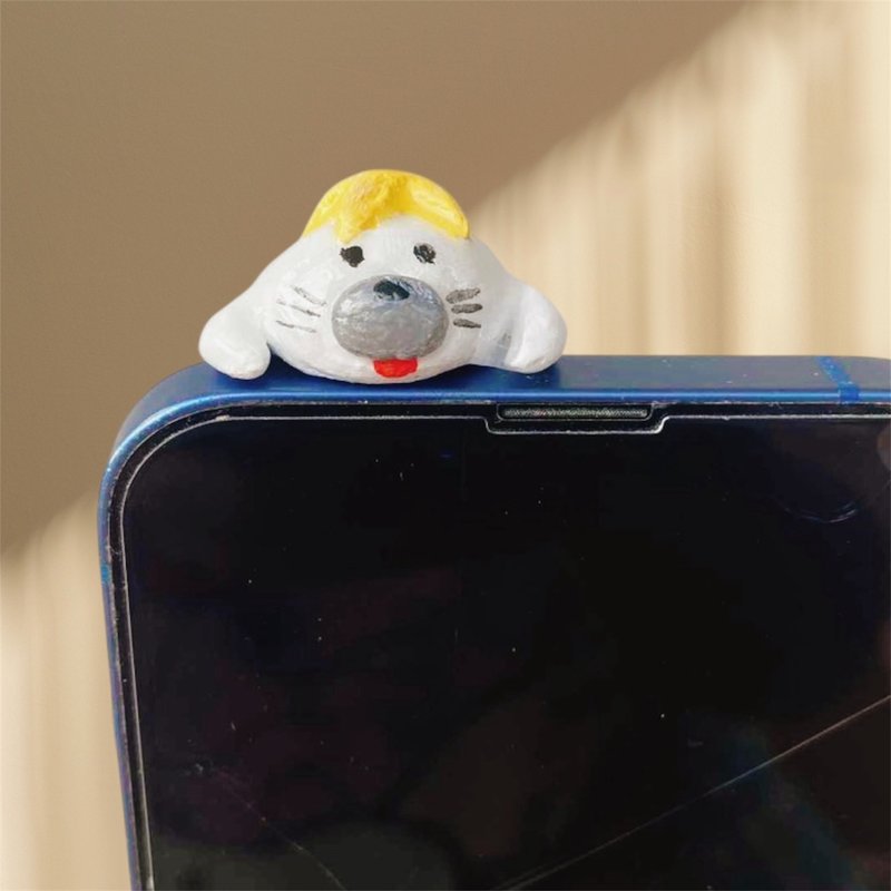 Hipper phone 黏土手机座 可爱印章 | 手机摆饰 | 手作 - 手机壳/手机套 - 粘土 
