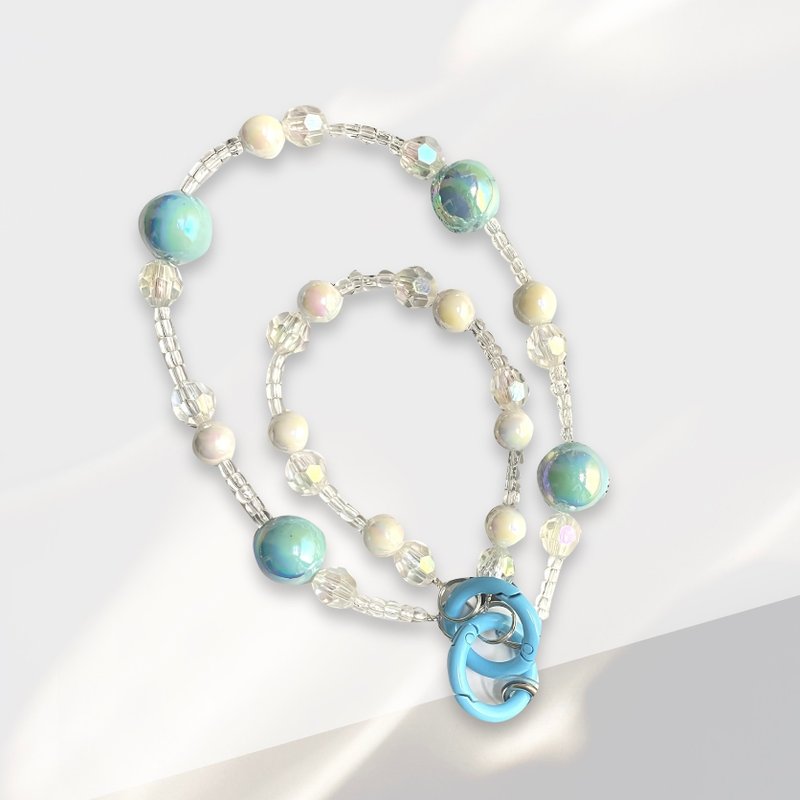 【全馆清仓最高折800】双链/冰雪泡泡 手机背带手机挂绳 - 手机配件 - 塑料 蓝色