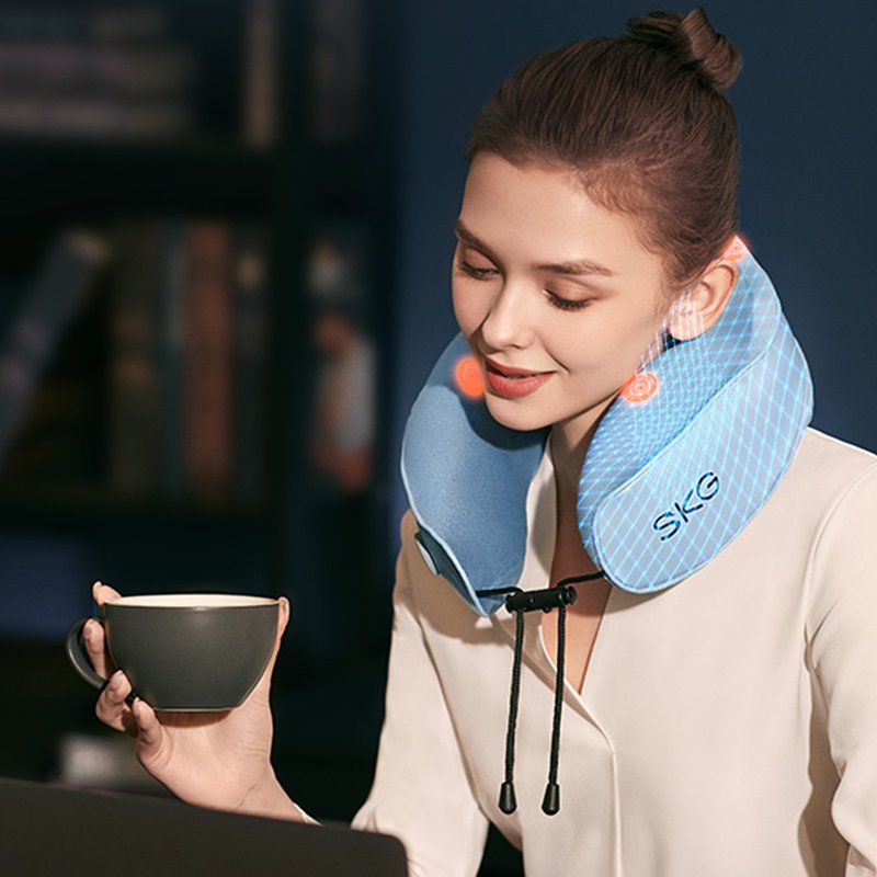 【免运】颈椎热敷枕三档热敷四点立体支撑SKG-BP3父親節禮物 - 数码小物 - 其他材质 