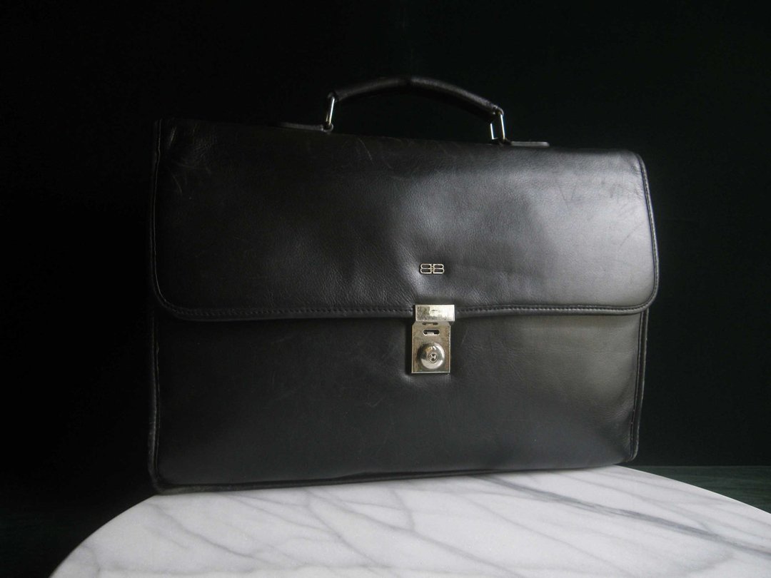 【老时光 OLD-TIME】早期二手老包BALENCIAGA公文包 - 公文包/医生包 - 其他材质 多色