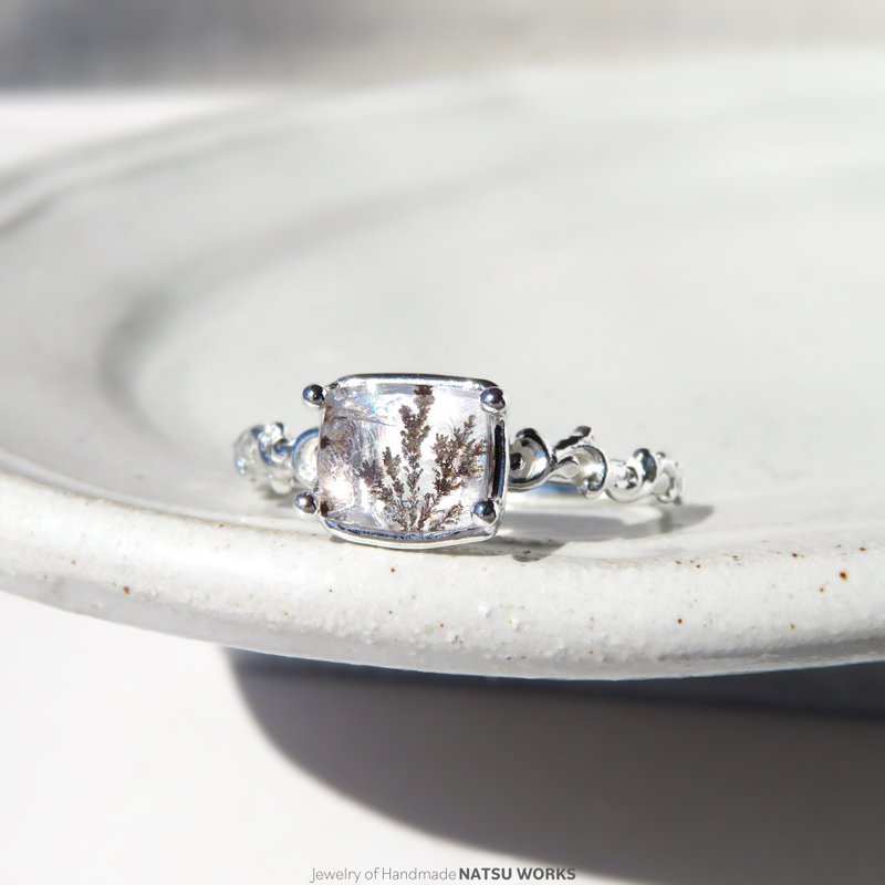 树枝状石英戒指 / Dendritic Quartz Ring 252 - 戒指 - 宝石 多色