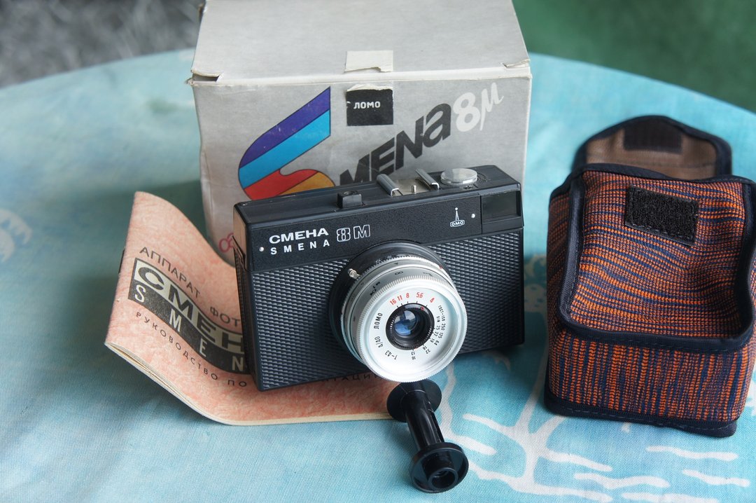 LOMO SMENA-8M 黑色 罕见！ 35mm 底片相机 40mm F/4 T-43 镜头 LOMOGRAPHY - 相机 - 其他材质 
