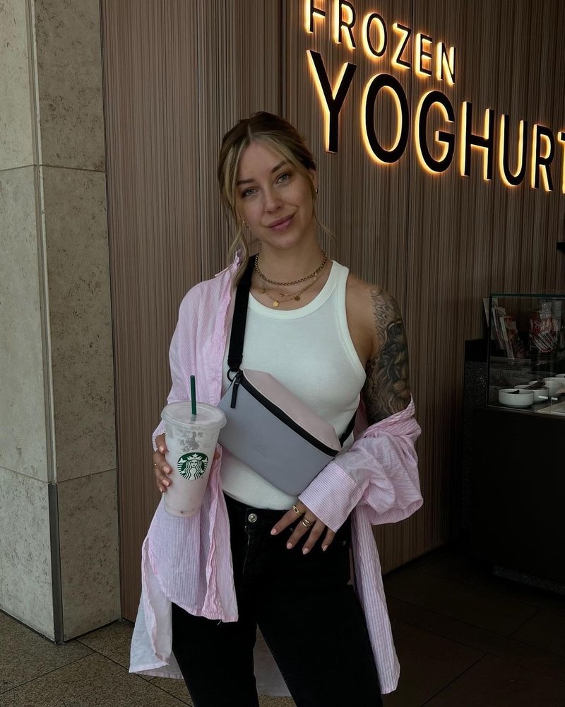 【微瑕疵】Jona Lotus系列斜背包 (玫瑰粉+深灰)-U07 - 侧背包/斜挎包 - 环保材料 粉红色