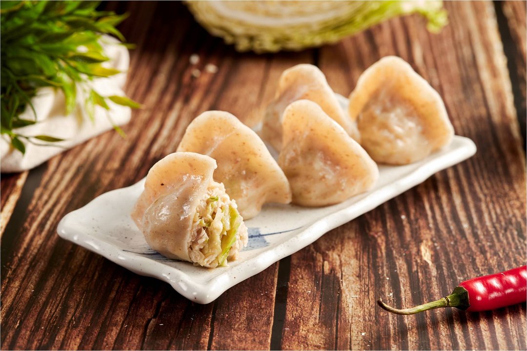 【123水饺】麦皮高丽菜猪肉水饺 - 熟食小吃 - 新鲜食材 