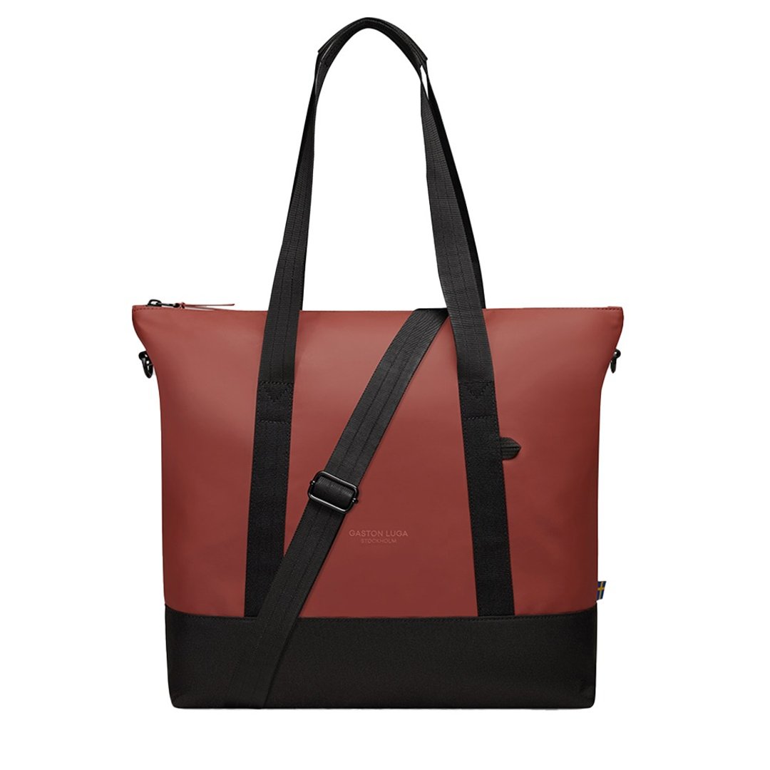 Gaston Luga Dash Shopper 购物防水托特包-复古橘【现货】 - 手提包/手提袋 - 其他材质 橘色
