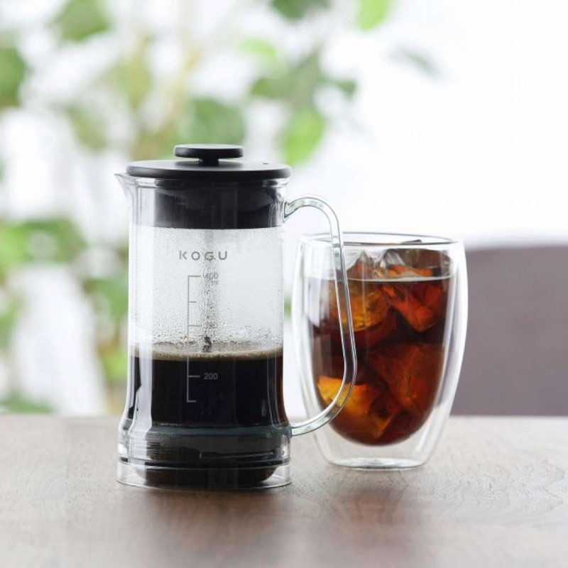 日本 下村工业 日本制KOGU系列耐热法压壶 400ml - 厨房用具 - 不锈钢 灰色