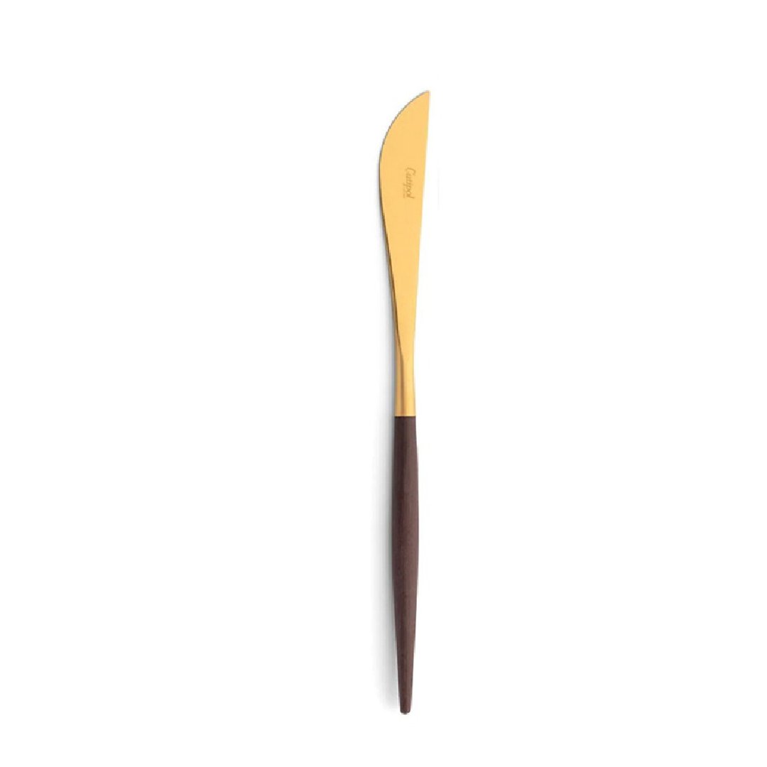 葡萄牙 Cutipol  GOA 棕金  22CM 主餐刀 - 餐刀/叉/匙组合 - 不锈钢 咖啡色