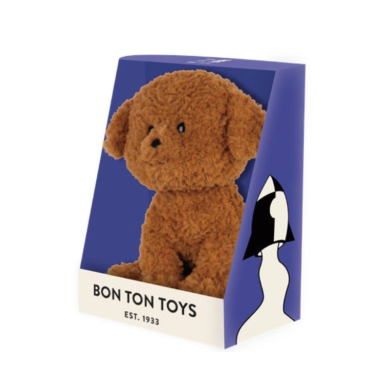 BON TON TOYS 拉布拉多贵宾犬盒装玩偶 - 史黛西 18cm - 玩偶/公仔 - 聚酯纤维 咖啡色