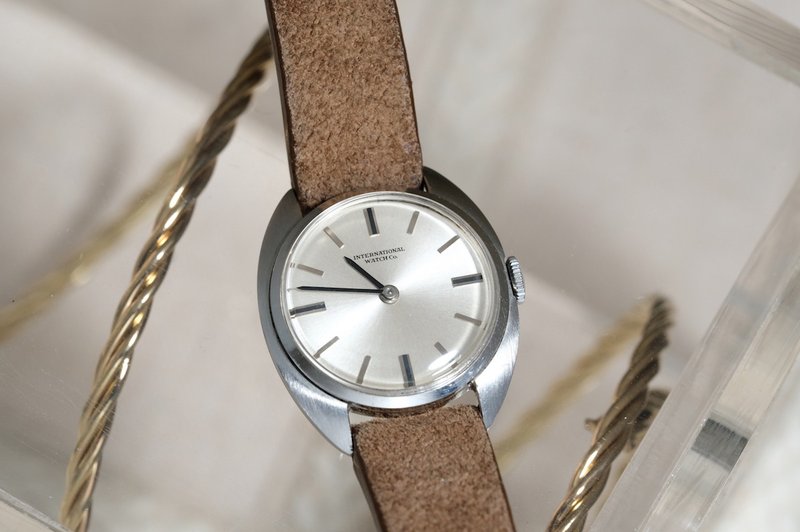 IWC 1980s vintage women watch 万国表 女表 鲍鱼壳 - 女表 - 不锈钢 咖啡色