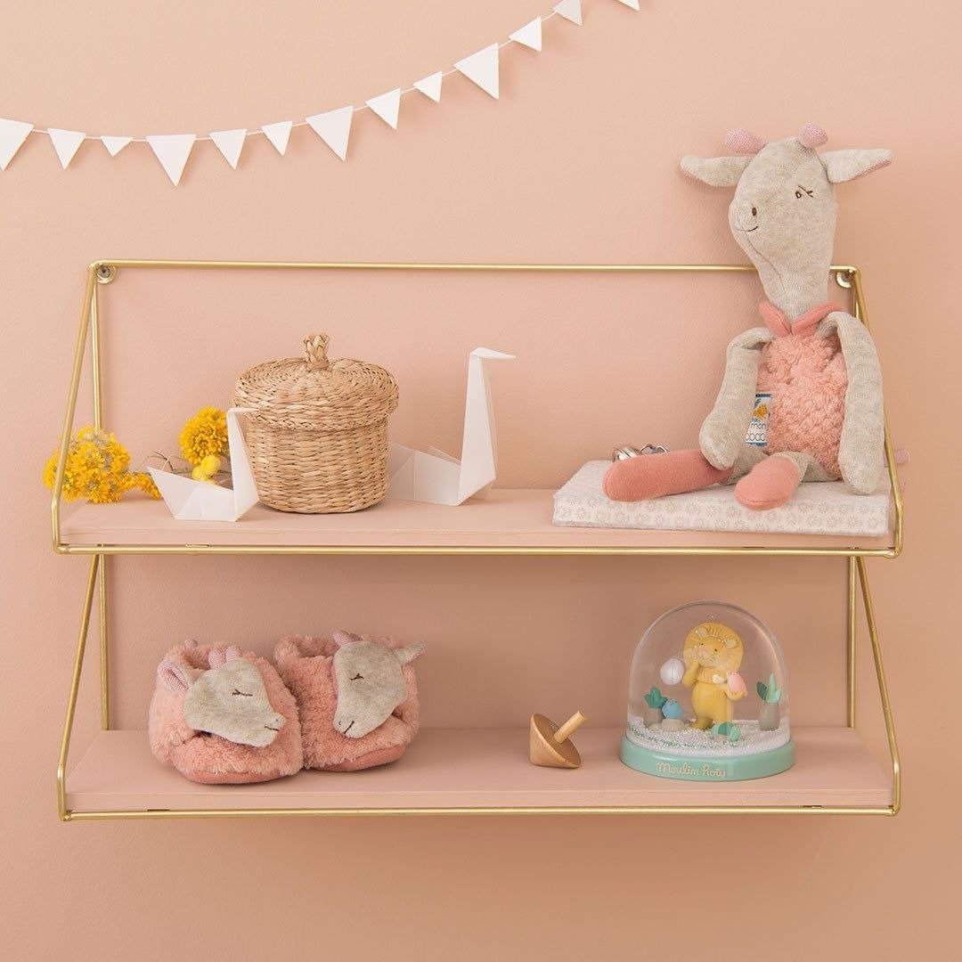 Moulin Roty 婴儿鞋套礼盒-长颈鹿 - 婴儿鞋 - 聚酯纤维 