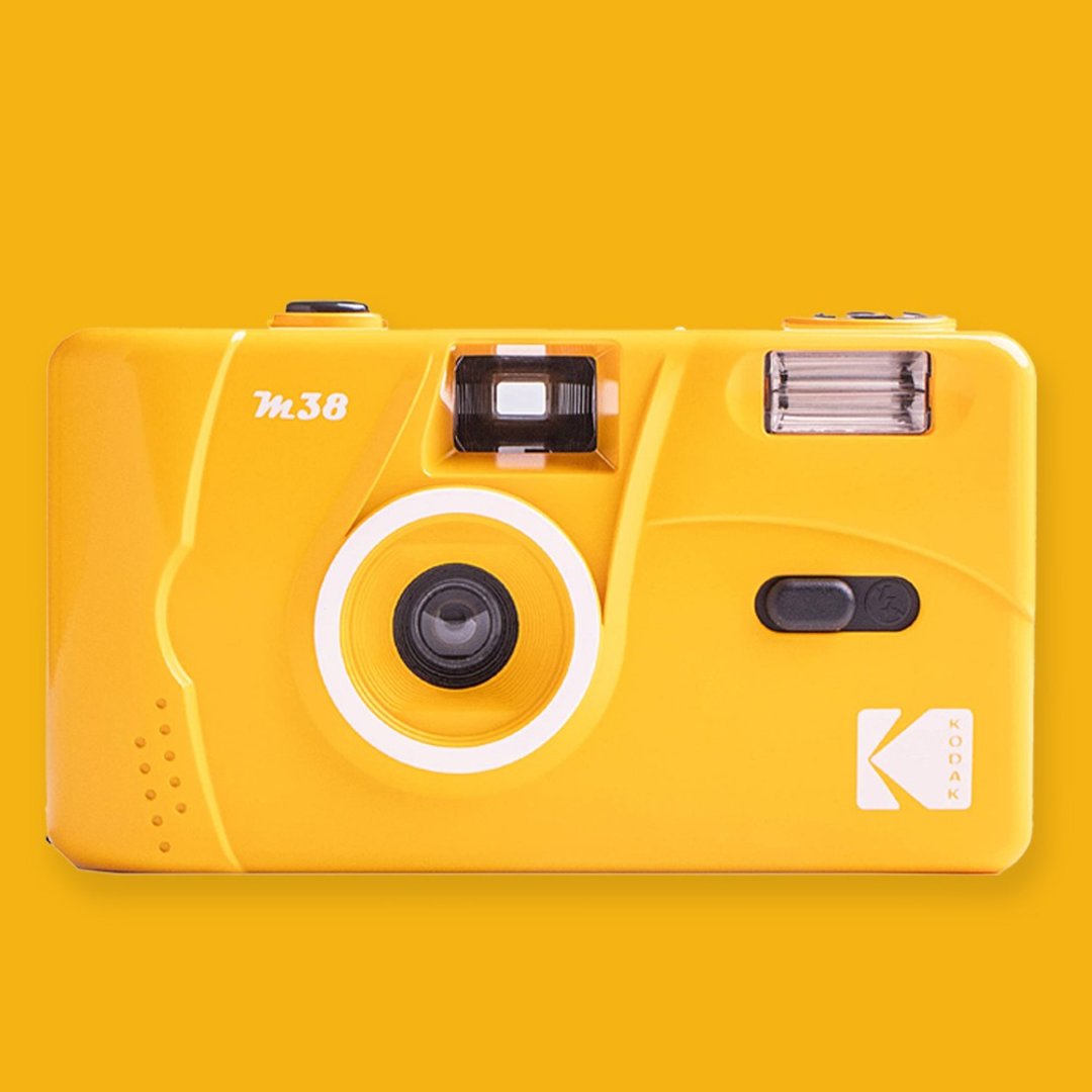 预购【Kodak 柯达】底片相机 M38 Yellow 柯达黄+随机底片 - 相机 - 塑料 黄色