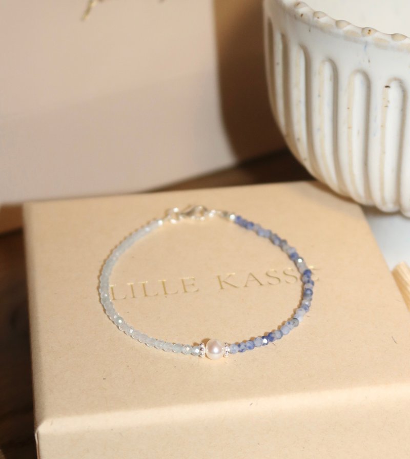 马德里河畔 - 手链/手环 - 半宝石 银色