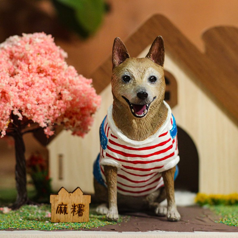 【定制宠物模型】米克斯 毛孩纪念模型 手工订制 纪念摆饰 收藏 - 玩偶/公仔 - 其他材质 
