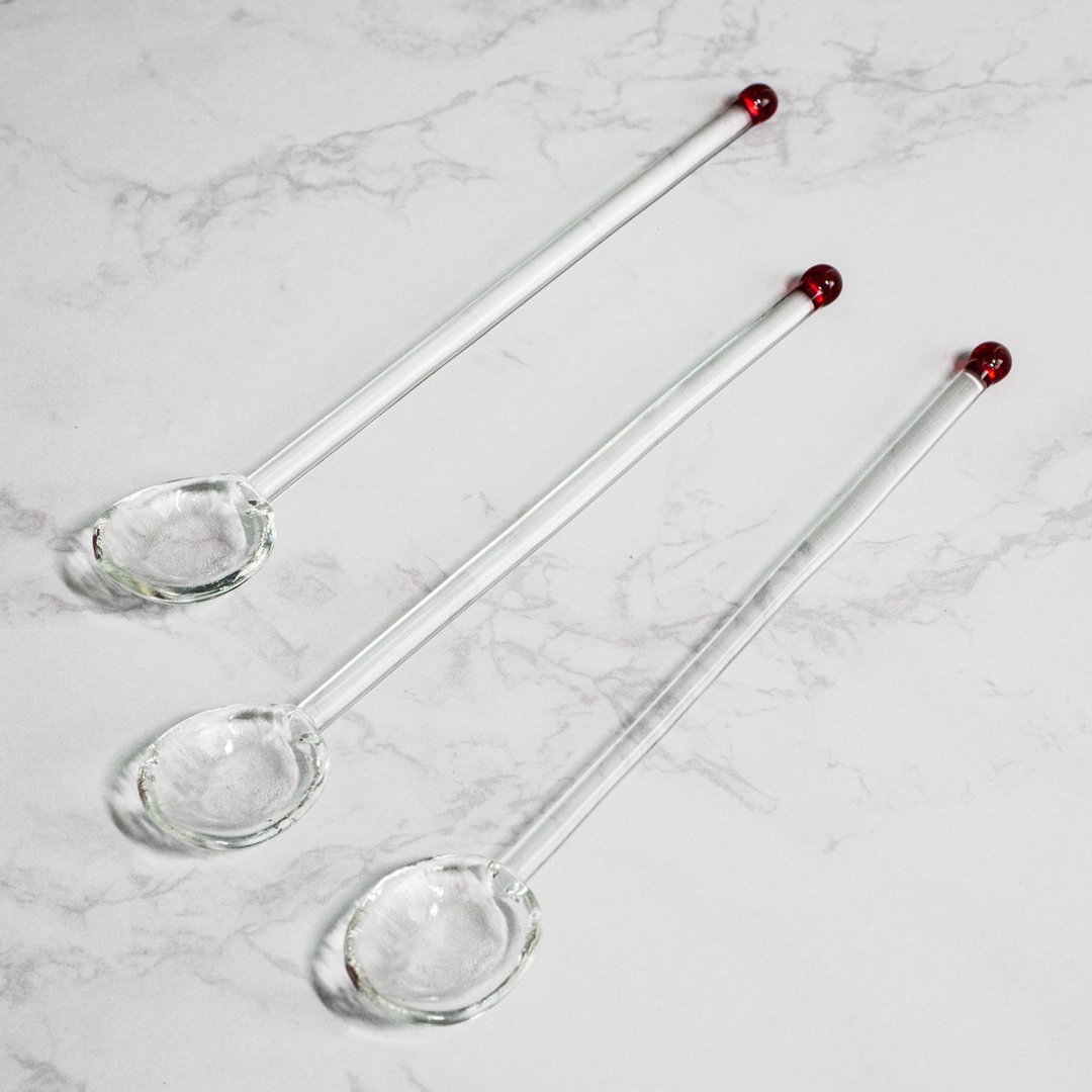 glass spoon - 餐刀/叉/匙组合 - 玻璃 