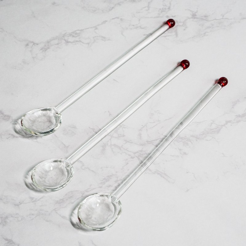 glass spoon - 餐刀/叉/匙组合 - 玻璃 