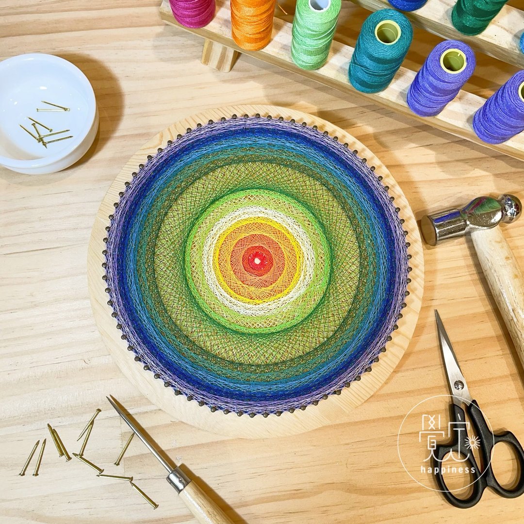 Stringart 艺术作品 - 摆饰 - 其他材质 多色