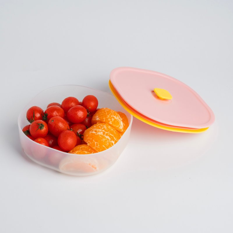 Color日日保鲜盒 500ml 便当盒 环保餐盒 可微波 台湾制造 - 便当盒/饭盒 - 塑料 