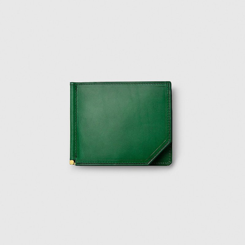 【福利商品】4U钱夹 绿色 微瑕商品出清 日本丰冈鞄 - 皮夹/钱包 - 其他材质 