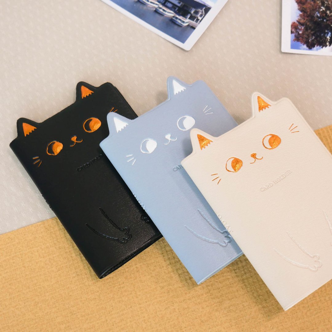 O-CAT - 猫耳随身名片本 (单入)。JCC-50 - 文件夹/资料夹 - 塑料 