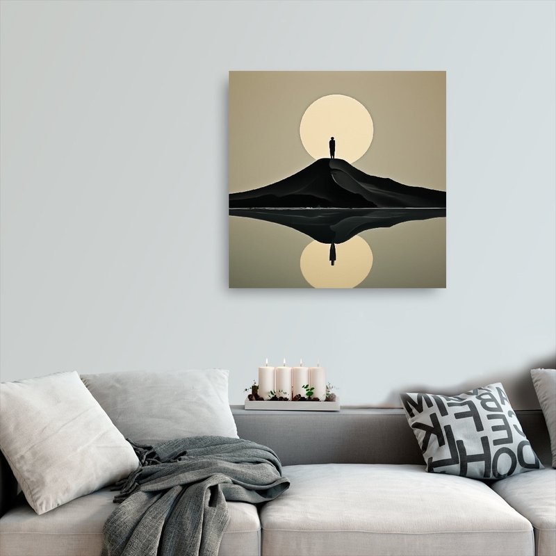 礼物画 墙饰 山水画 天空画 海洋艺术 墙饰 原创手绘 - 海报/装饰画/版画 - 棉．麻 多色