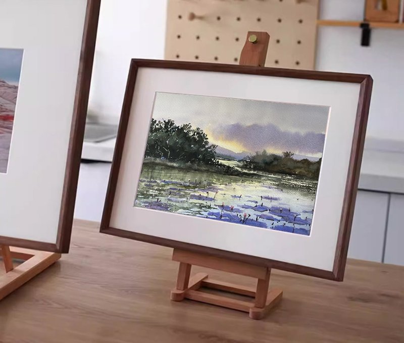 为你种下一片宁静 | 疗愈水彩系列 水彩原画 - 海报/装饰画/版画 - 纸 白色