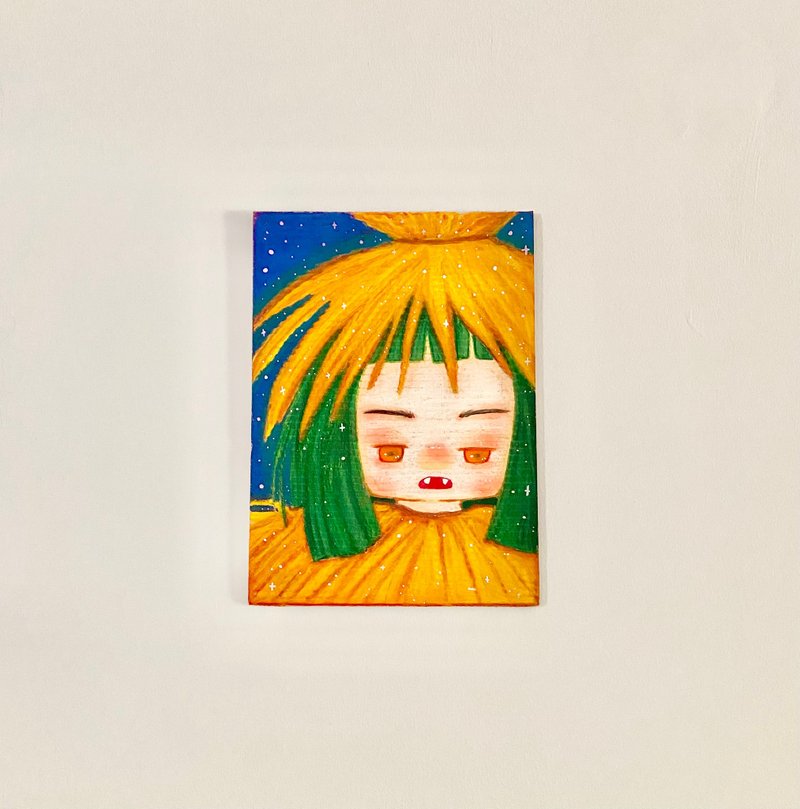 可爱的小皮包，粉笔画 - 墙贴/壁贴 - 纸 