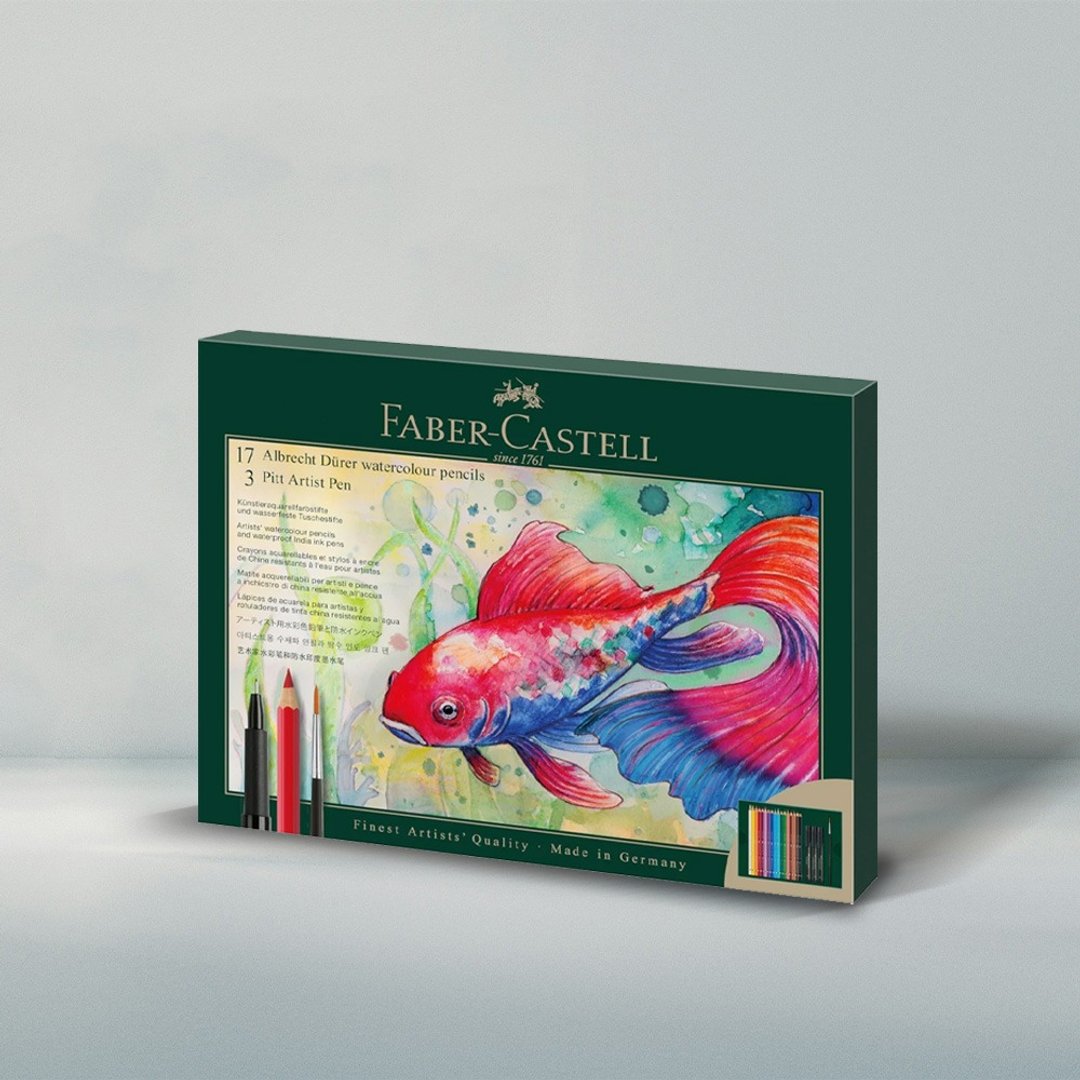 【Faber Castell】专家级水性色铅笔&PITT 艺术笔套组 21 件入 (原厂) - 其他 - 其他材质 多色