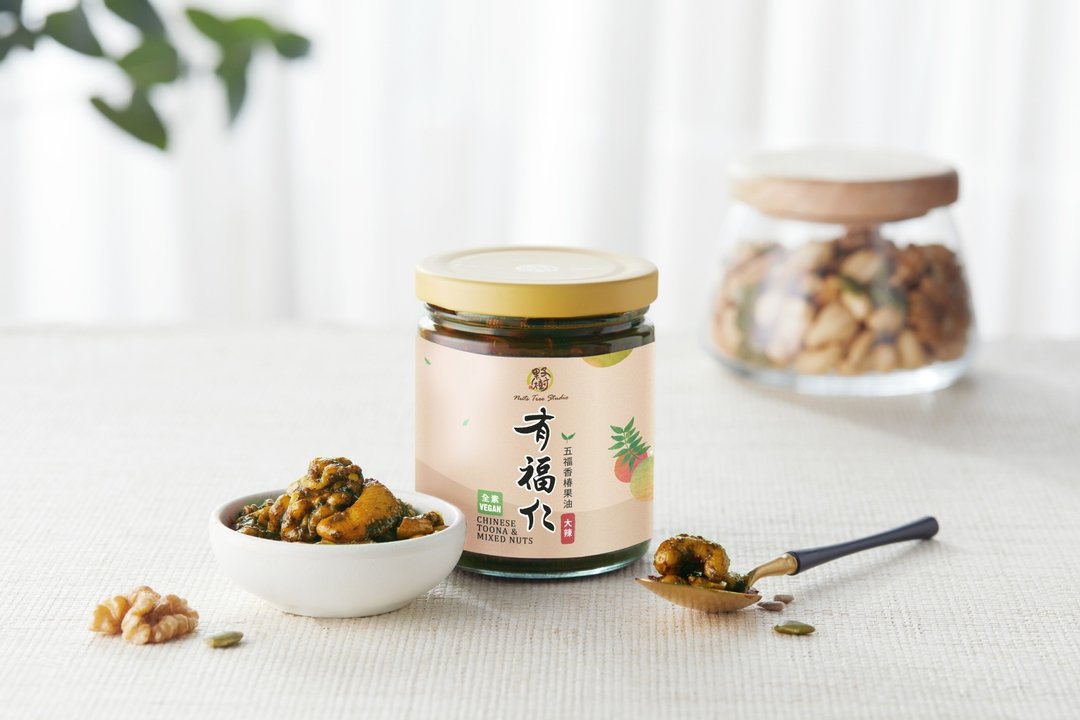 有福仁-五福香椿果油-小辣 - 酱料/调味料 - 玻璃 